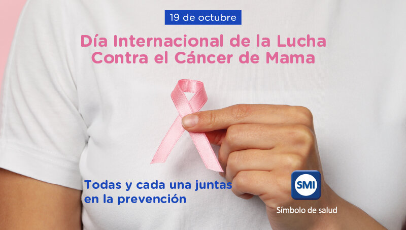 imagen de Octubre mes de prevención del cáncer de mama