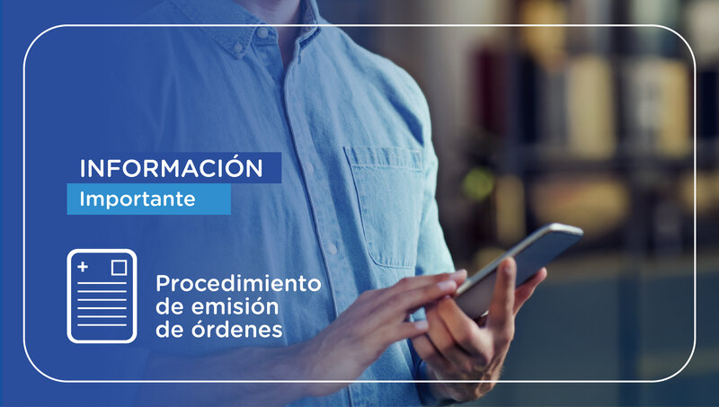 imagen de Procedimiento de emisión/pago de órdenes médicas