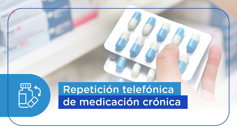 imagen de Repetición telefónica de medicación crónica